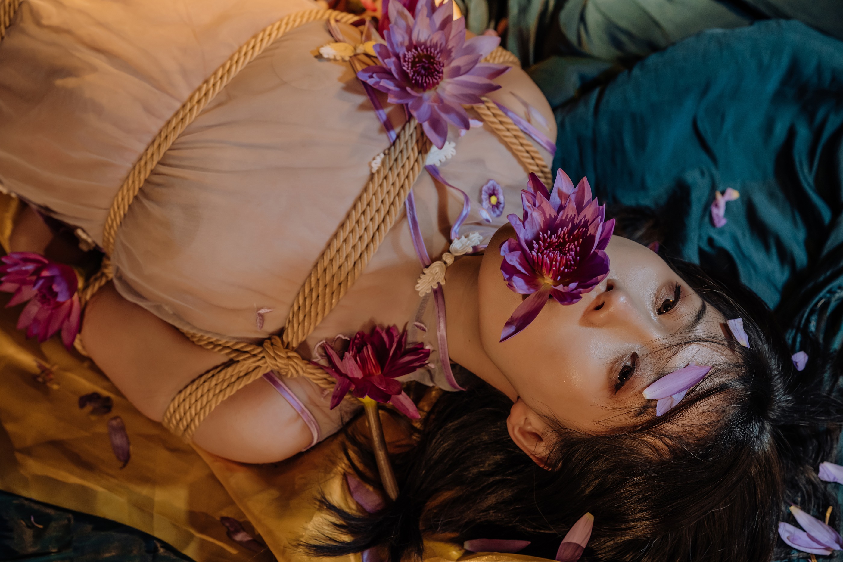 图片[1]-云溪溪 – NO.007 花与绳 [58P]-XikXak